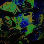 Blacklight print materials and products